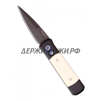 Нож Godson Black Ivory Micarta Pro-Tech складной автоматический PT752
